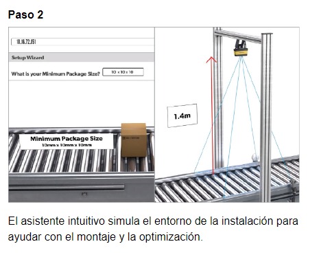 Sistema de dimensionamiento 3D-A1000 paso 2